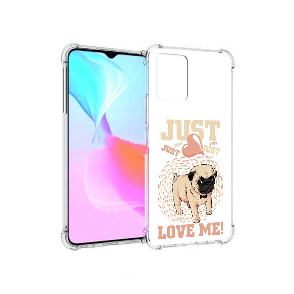 

Чехол MyPads Tocco для Vivo Y33s Люби меня (PT226981.417.109), Прозрачный, Tocco