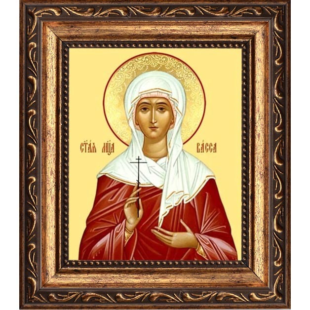 

Васса Алонская Святая мученица. Икона на холсте.