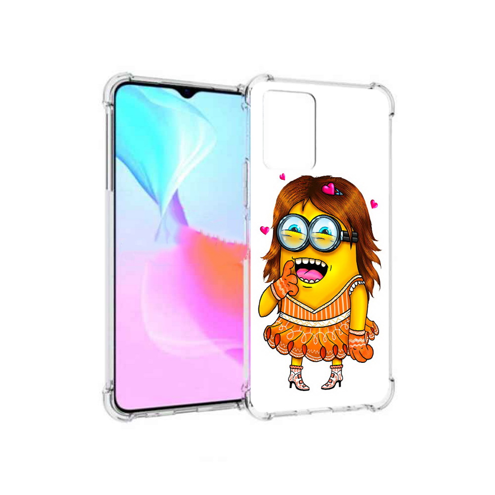 

Чехол MyPads Tocco для Vivo Y33s Миньон девочка (PT226981.417.116), Прозрачный, Tocco