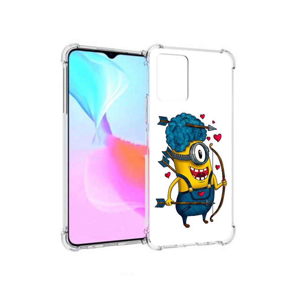

Чехол MyPads Tocco для Vivo Y33s Миньон купидон (PT226981.417.117), Прозрачный, Tocco