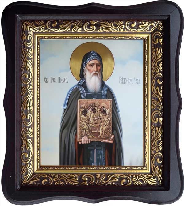 

Никон Радонежский преподобный. Икона на холсте.