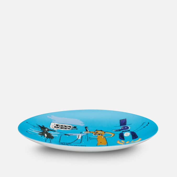 

Тарелка Ligne Blanche Jean-Michel Basquiat Keep Frozen Blue Medium синий, Jean-Michel Basquiat Keep Frozen Blue Medium