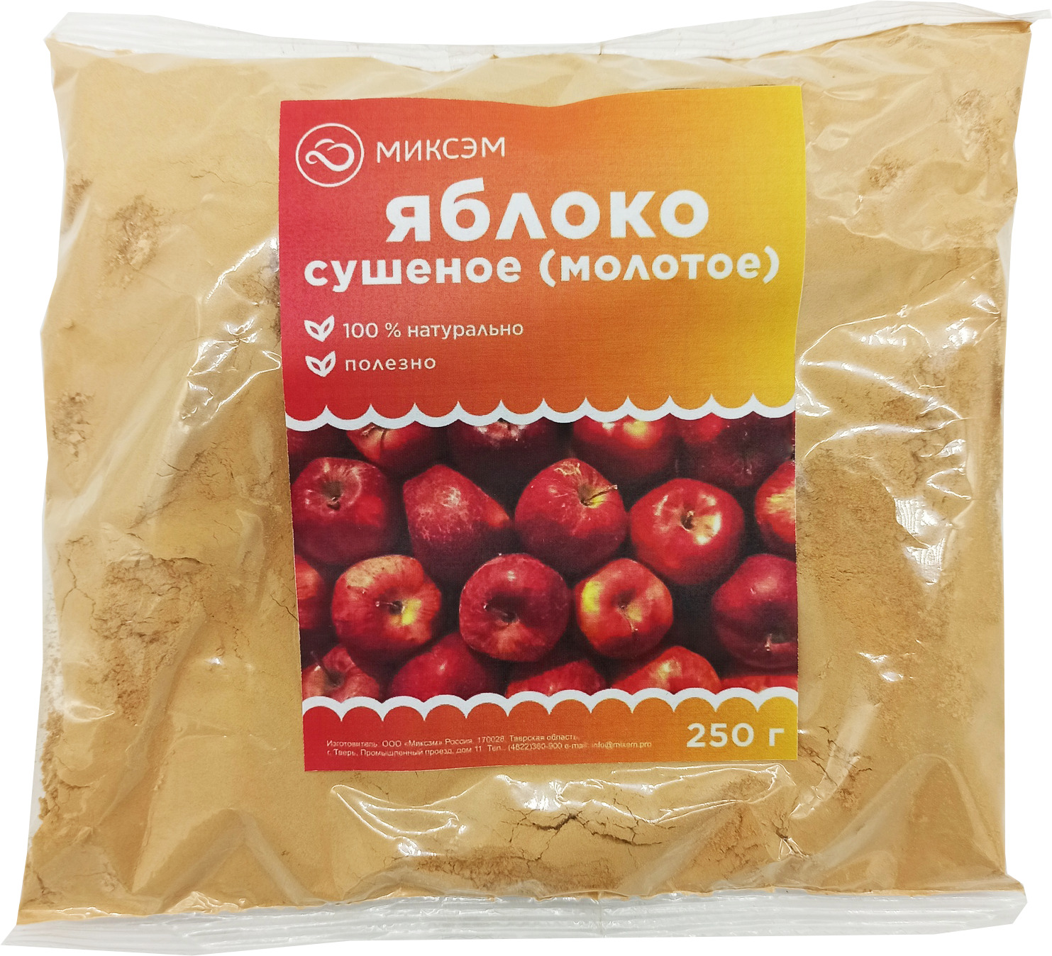 

Яблоко сушеное молотое Миксэм, 250 г