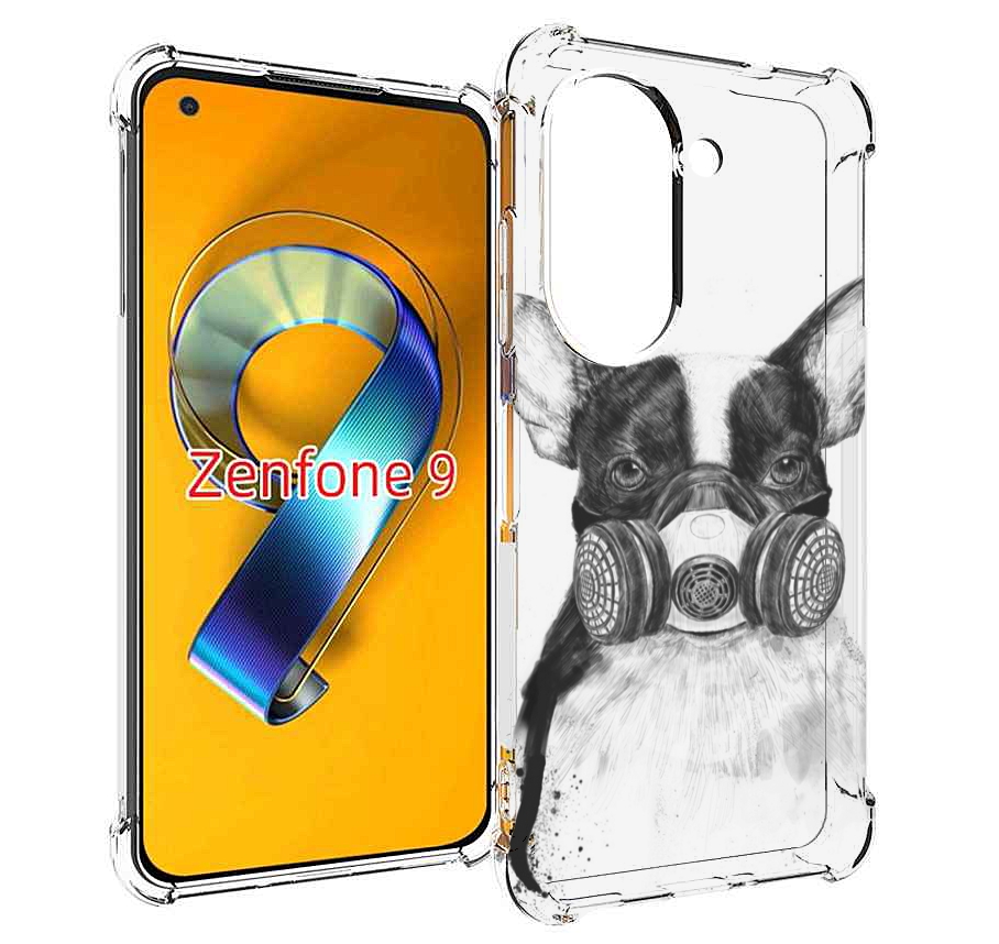 

Чехол MyPads Французский бульдог для Asus Zenfone 9 (AI2202), Прозрачный, Tocco