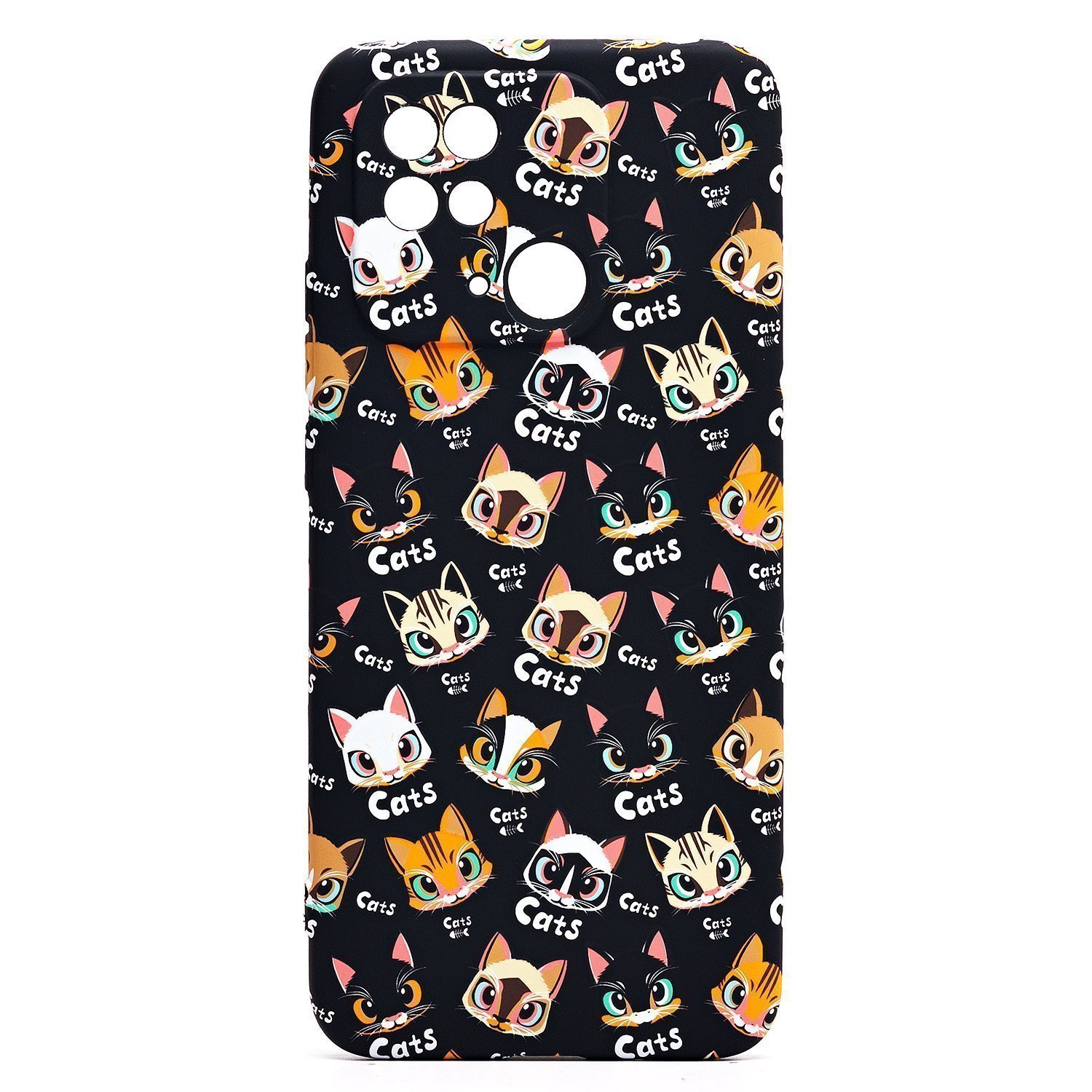 

Чехол для Xiaomi Redmi 10C (220333QNY) Luxo силиконовый (рис.094), Черный
