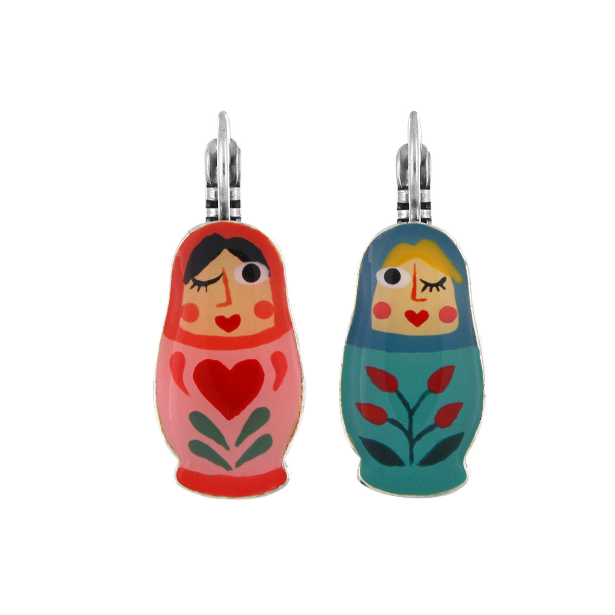

Серьги из бижутерного сплава TARATATA TT-W24-03728-10M, смола, TT-W24-03728-10M