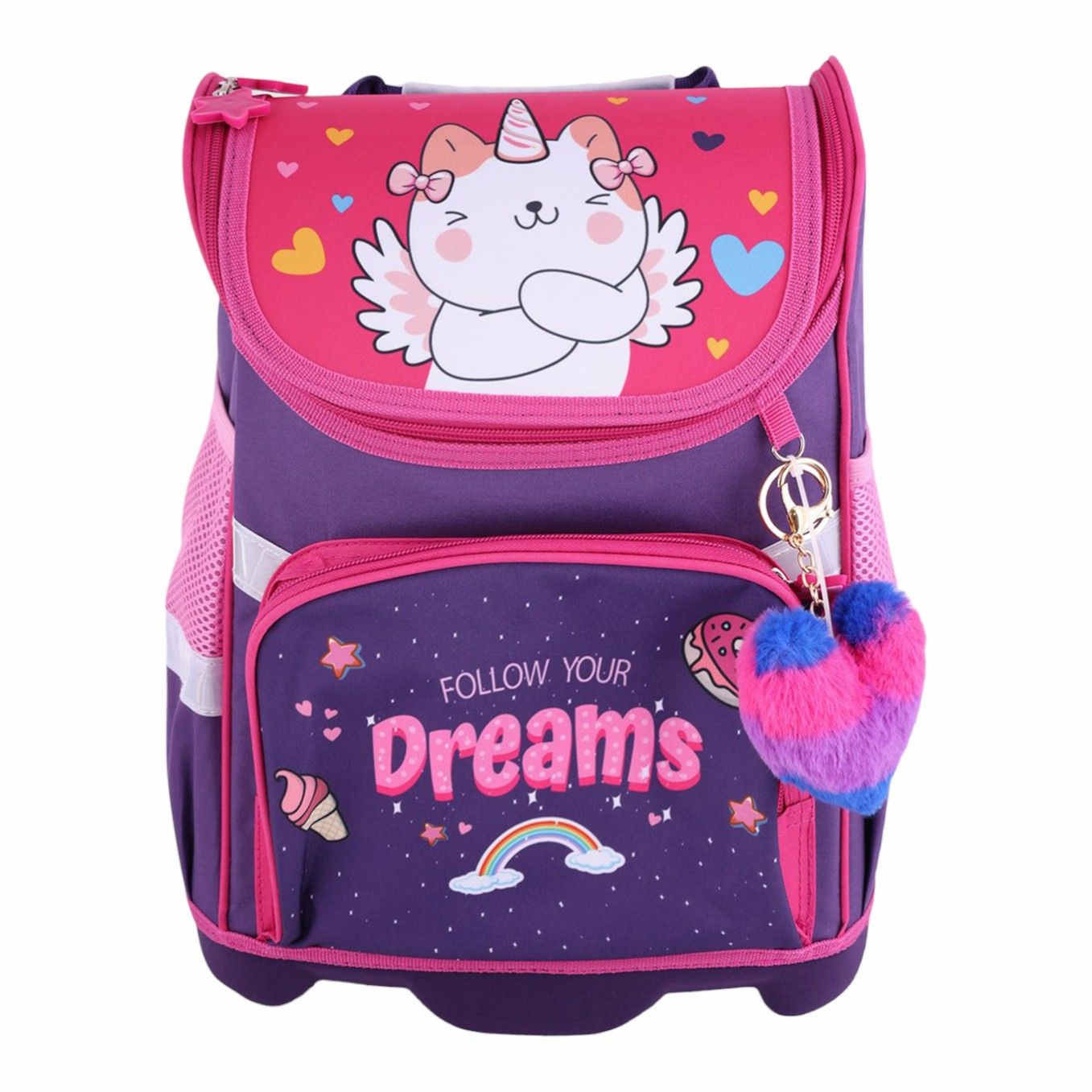 Ранец школьный женский Лента Kids Dreams розово-фиолетовый 1499₽