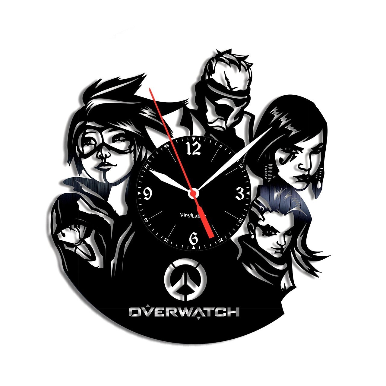 фото Часы из виниловой пластинки (c) vinyllab - overwatch