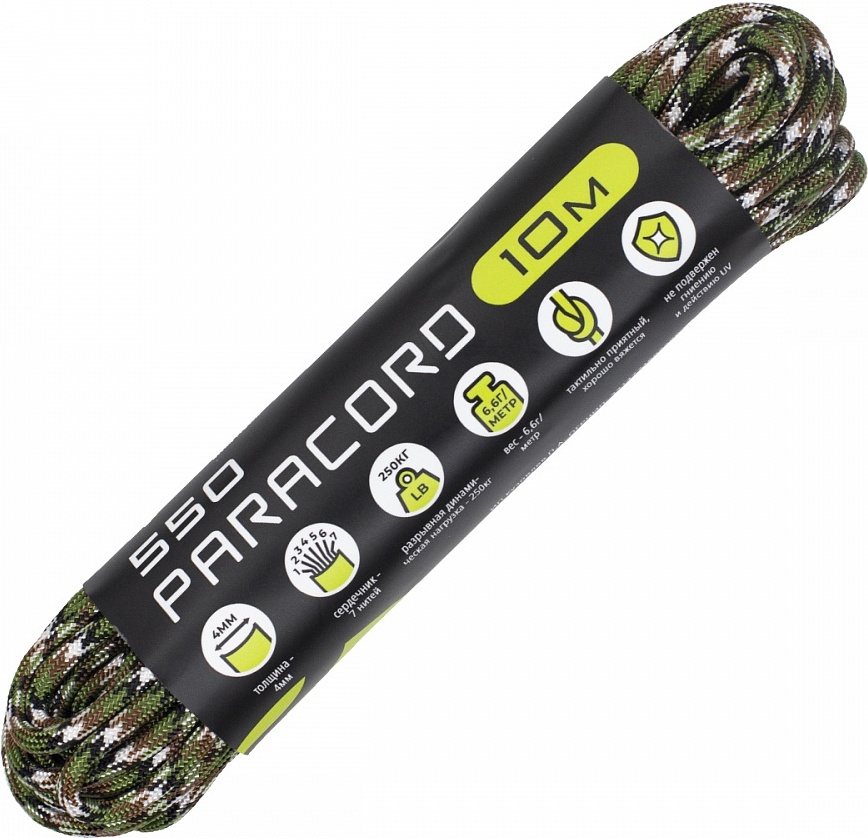

Паракорд 550 Cord 10м (french camo)