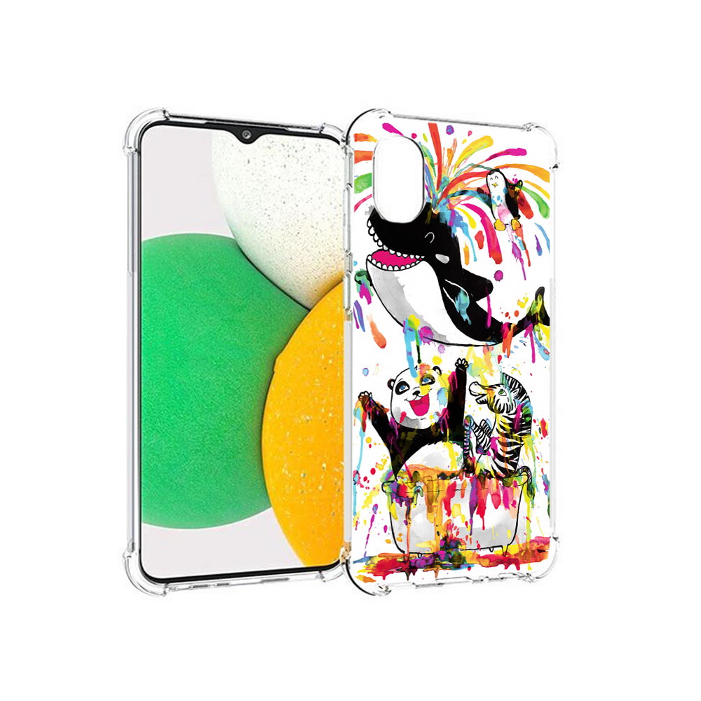 Чехол MyPads Tocco для Samsung Galaxy A03 Core Хиппи кит (PT224480.538.191)