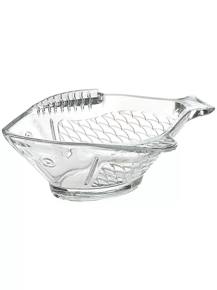 

Икорница Kaveh Fish стекло 13 x 10 cм, Прозрачный