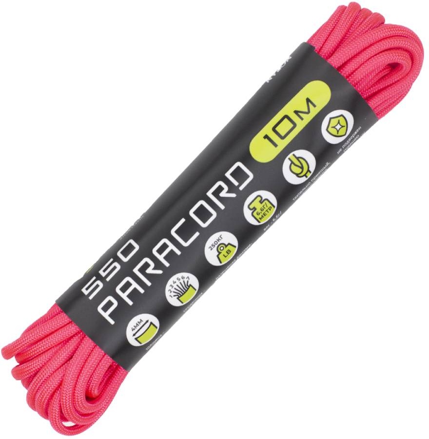 фото Паракорд 550 cord 10м (neon pink)