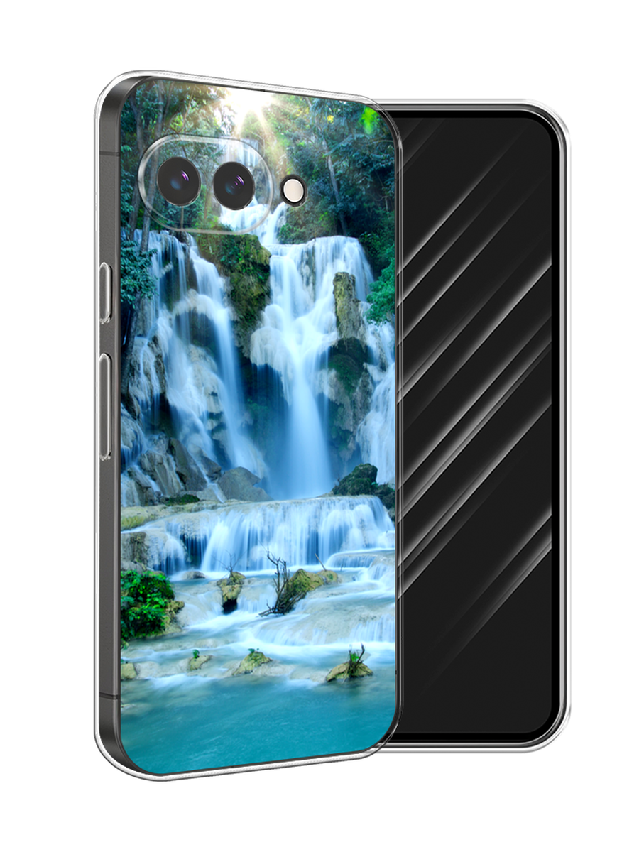

Чехол Awog на Google Pixel 9a "Водопад 8", Голубой;зеленый, 272250-1