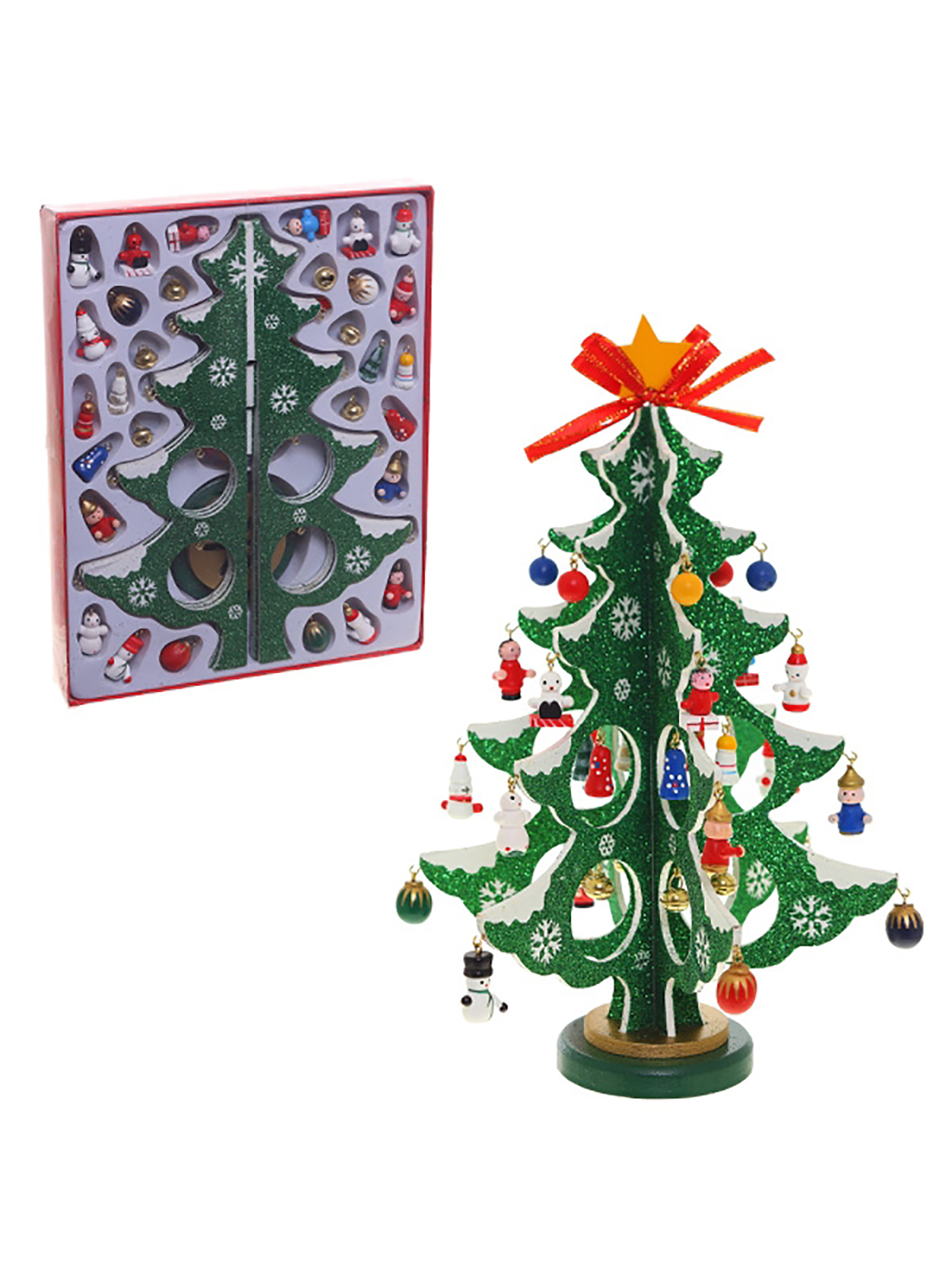 

Новогодняя фигурка Remecoclub Елочка 239525]REM 20x3x25,5 см, Зеленый, Елочка