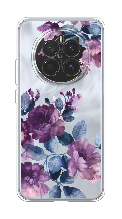 

Чехол на Honor Magic 7 "Purple Blossoms", Синий;фиолетовый, 6125550-1