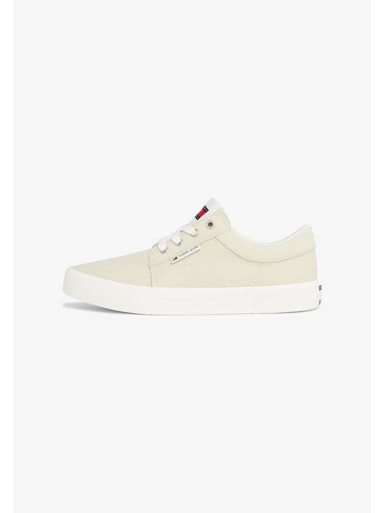 

Кеды женские Tommy Jeans TOB11A0IY бежевые 36 EU, Бежевый, TOB11A0IY