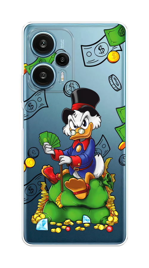 

Чехол на Xiaomi Redmi Note 12 Turbo/Poco F5 "Scrooge Richness", Черный;синий;зеленый, 318450-1