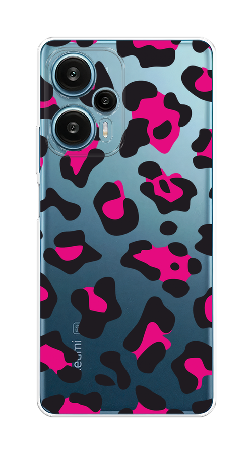 

Чехол на Xiaomi Redmi Note 12 Turbo/Poco F5 "Pink cow spots", Черный;розовый, 318450-1