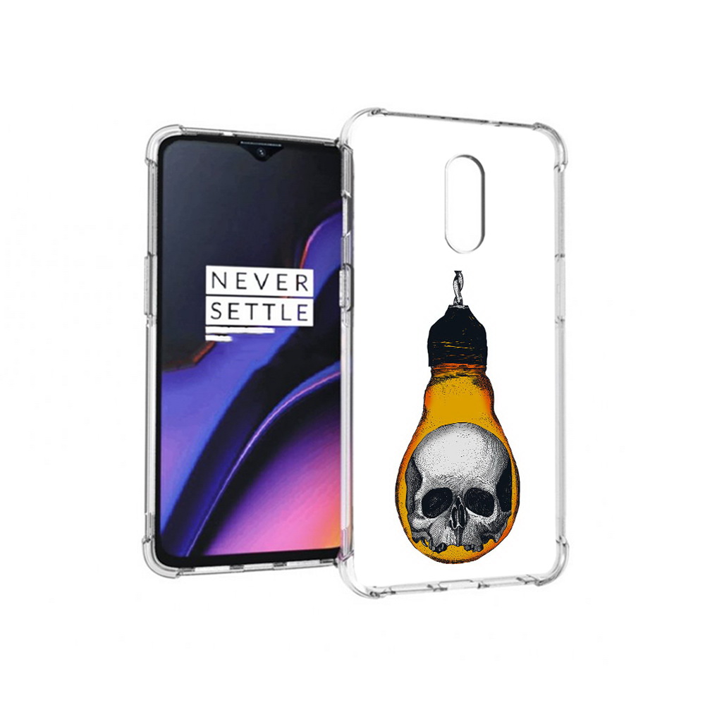 Чехол MyPads Tocco для OnePlus 7 череп в лампочке (PT227043.140.676)