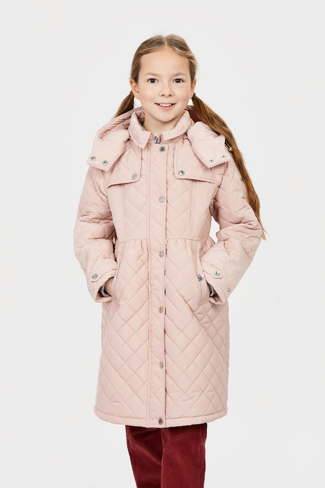 фото Куртка baon bk031005 цв. розовый р.140