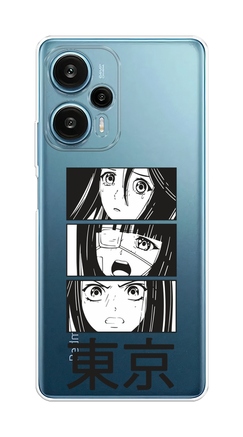 

Чехол на Xiaomi Redmi Note 12 Turbo/Poco F5 "Tokyo girls", Белый;черный;прозрачный, 318450-1