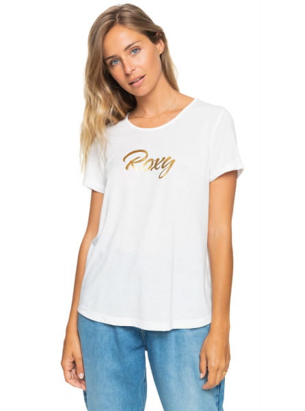 

Футболка женская Roxy ERJZT05266 белая 34, ERJZT05266