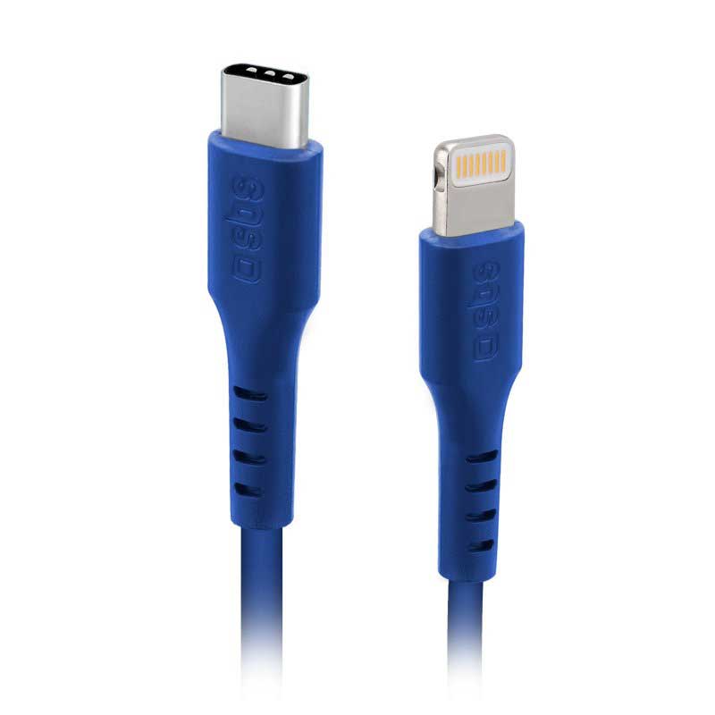 Дата кабель SBS, Lightning- Type-C, MFI, 1 м, синий (TECABLELIGTC1B)