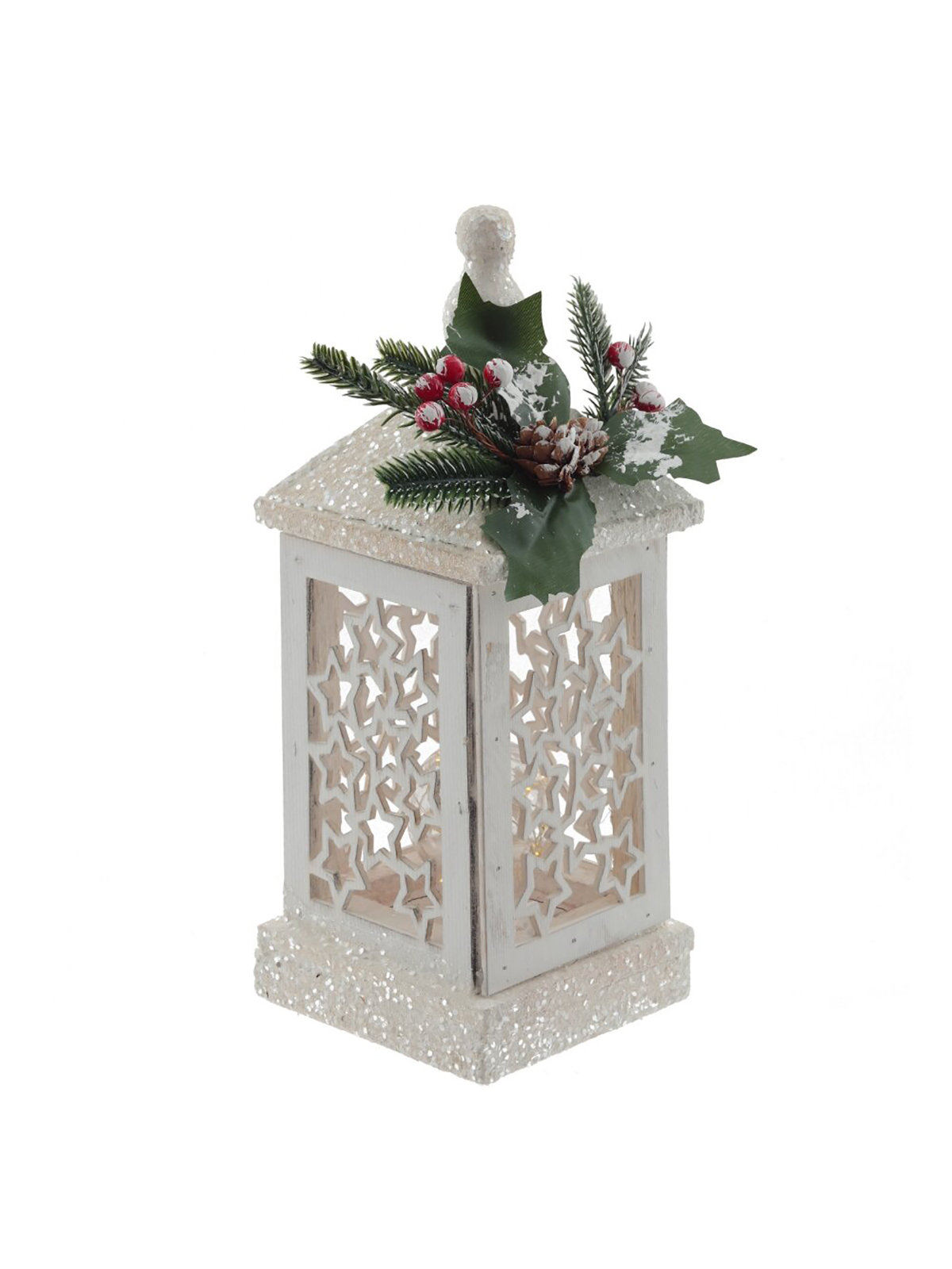 

Новогодняя фигурка Фонарик Remecoclub 701835]REM 1 шт., Серый