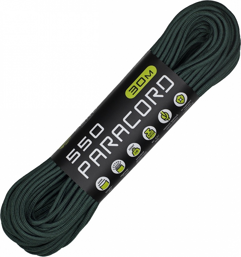 

Паракорд 550 Cord 30м (dark green)