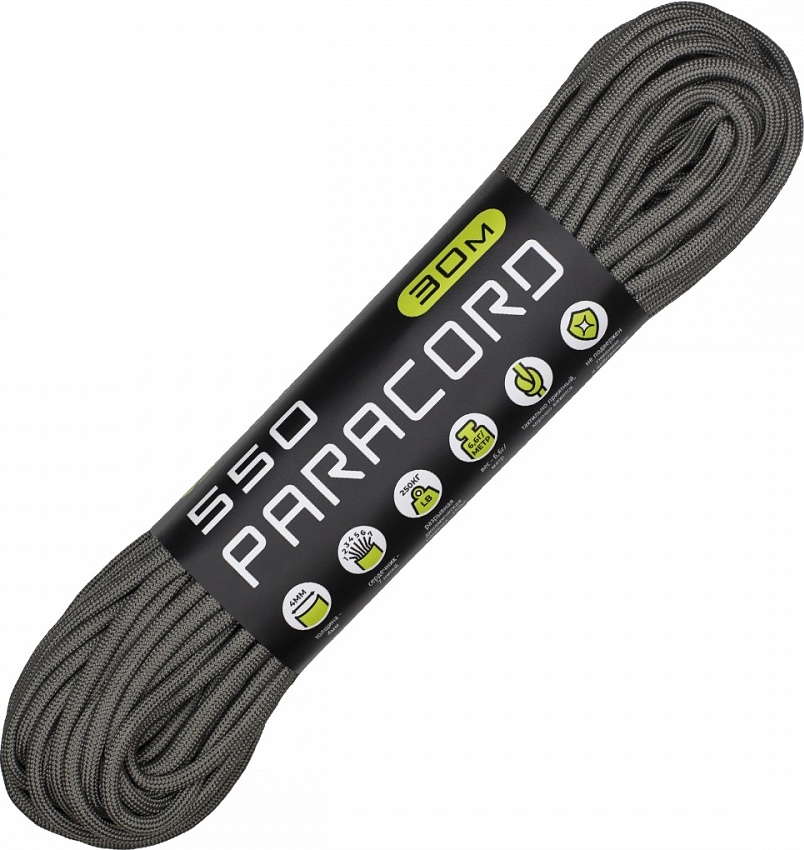 

Паракорд 550 Cord 30м (dark grey)