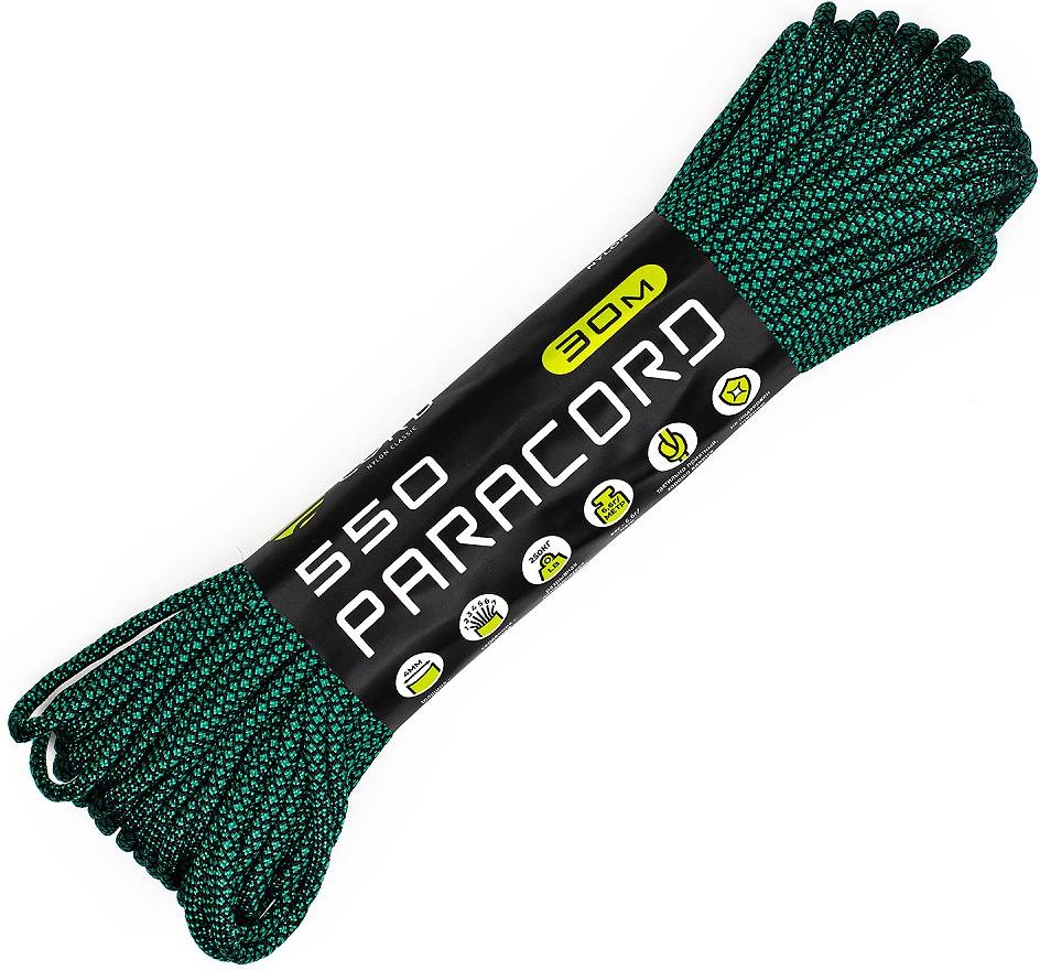 

Паракорд 550 Cord 30м (emerald green snake)
