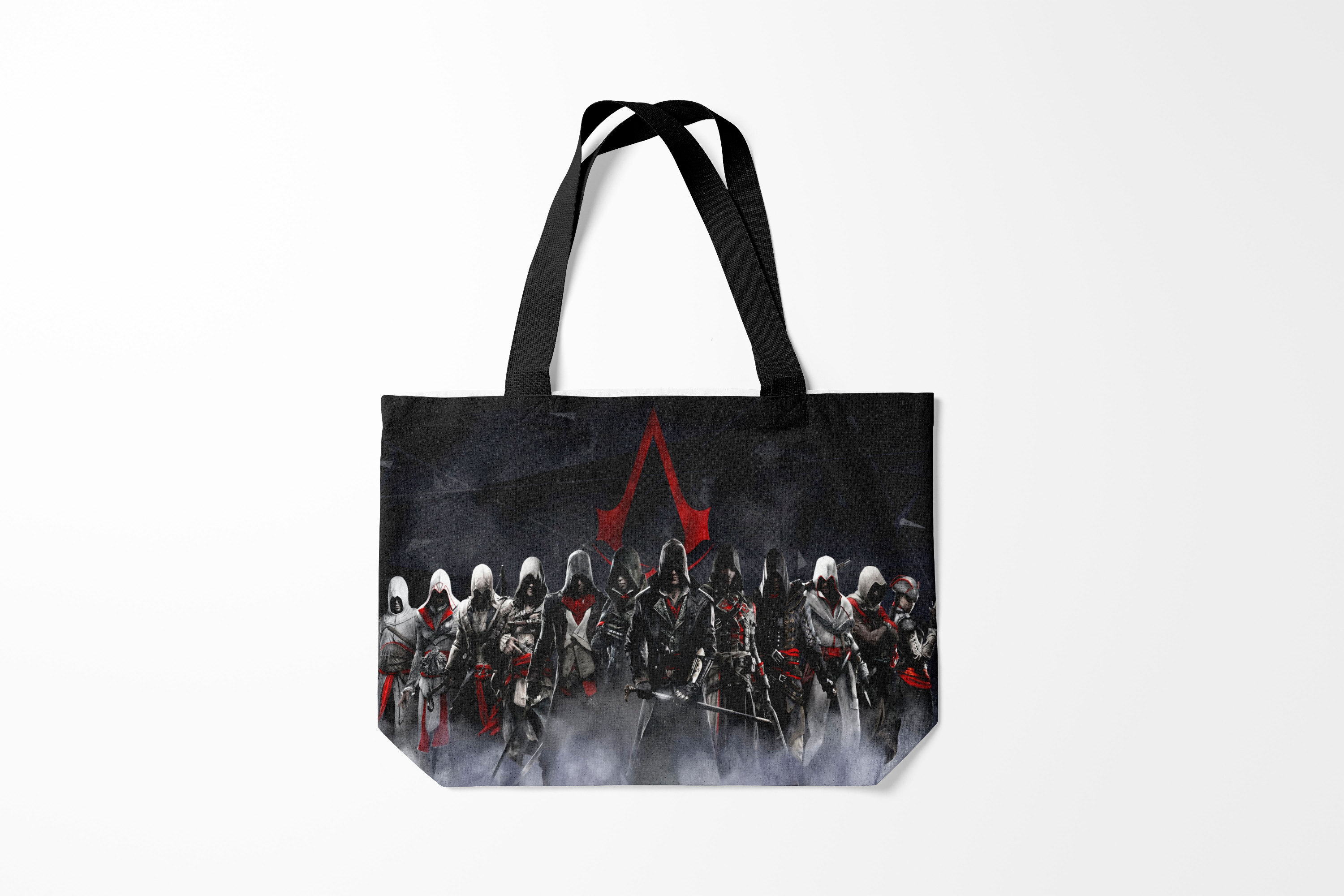 

Сумка шoппер унисекс Burnettie ASSASSINS CREED Assassins Syndicate, черный; серый, ASSASSINS CREED Assassins Syndicate