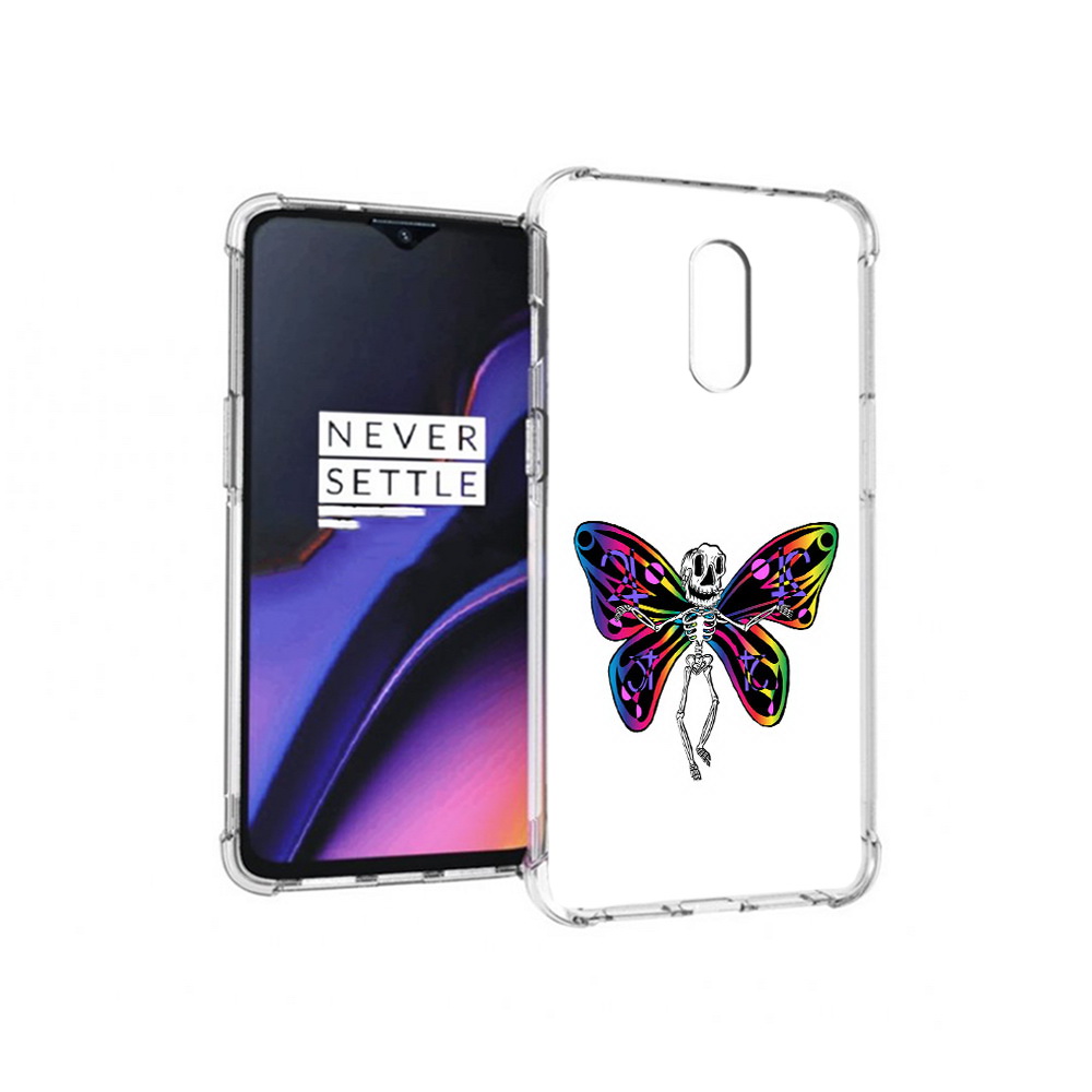 

Чехол MyPads Tocco для OnePlus 7 эффект бабочки (PT227043.140.701), Прозрачный, Tocco