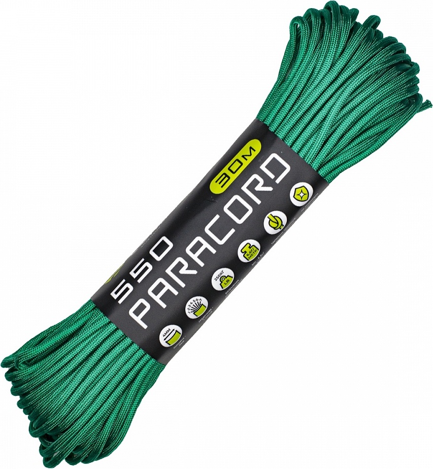 фото Паракорд 550 cord 30м (emerald green)