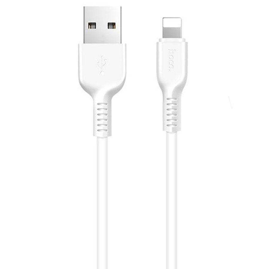 

Кабель Hoco X20 Flash, USB - Lightning, 2А, 1м, белый, X20 Flash