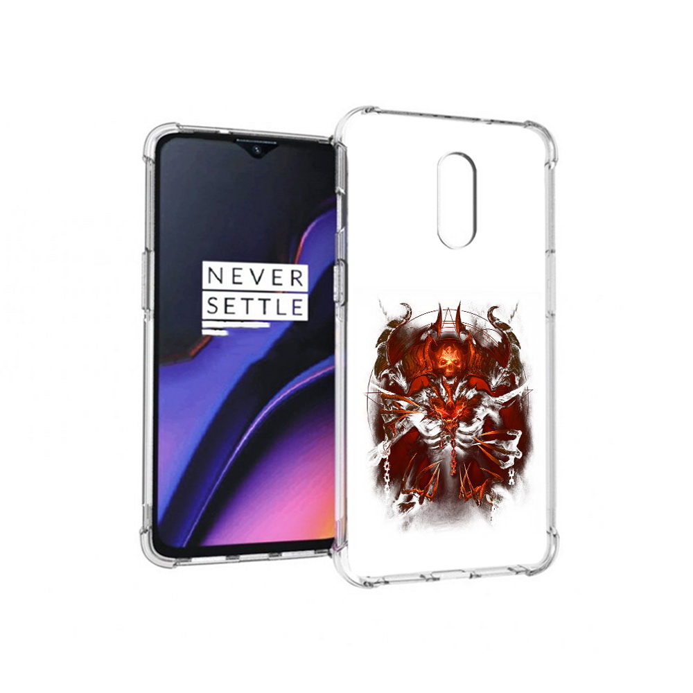 

Чехол MyPads Tocco для OnePlus 7 яркий демон (PT227043.140.708), Прозрачный, Tocco