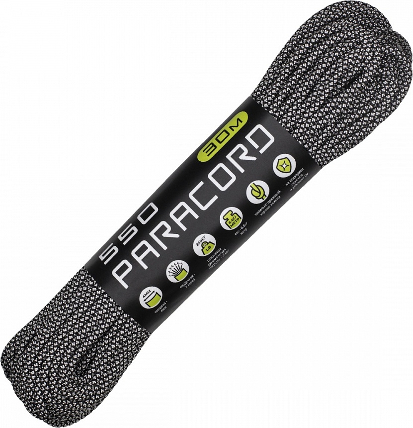 

Паракорд 550 Cord 30м (silver snake)