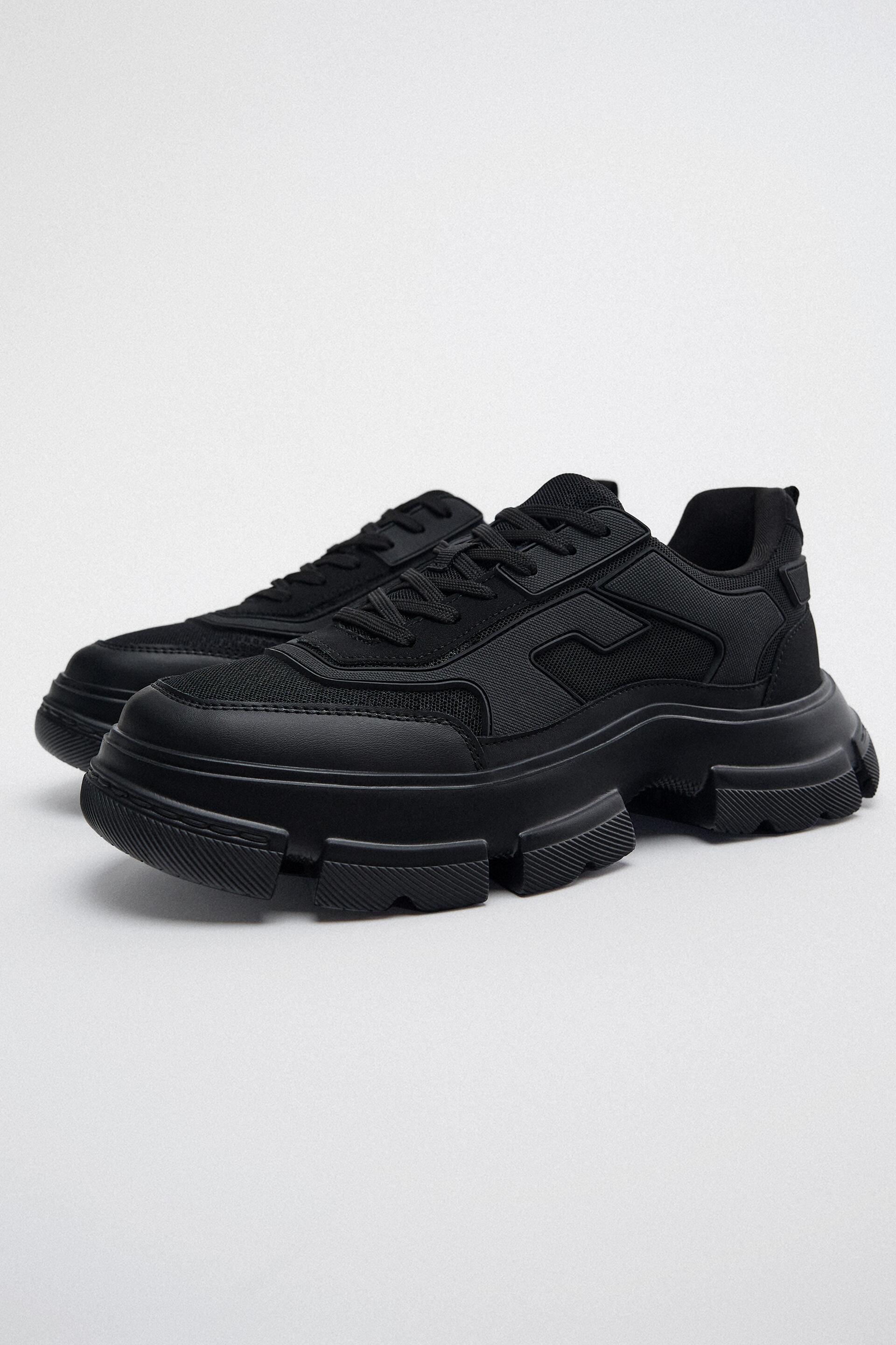 

Кроссовки женские ZARA 15140010 черные 37 EU (доставка из-за рубежа), Черный, 15140010