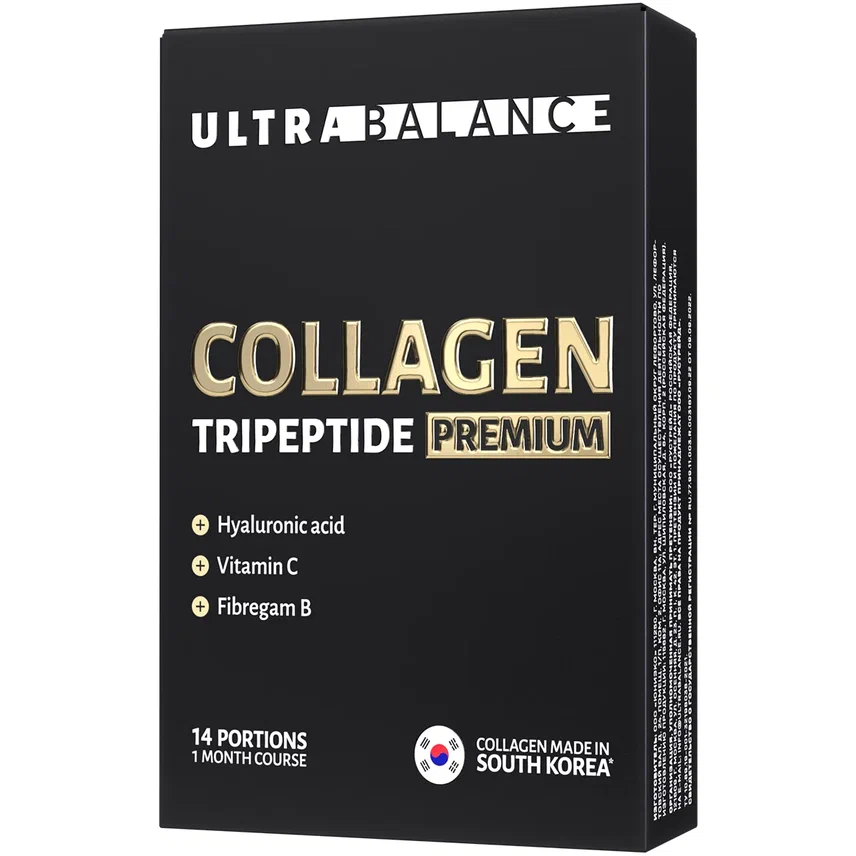 Коллаген морской UltraBalance Colagen Tripeptide Premium порошок 14 саше