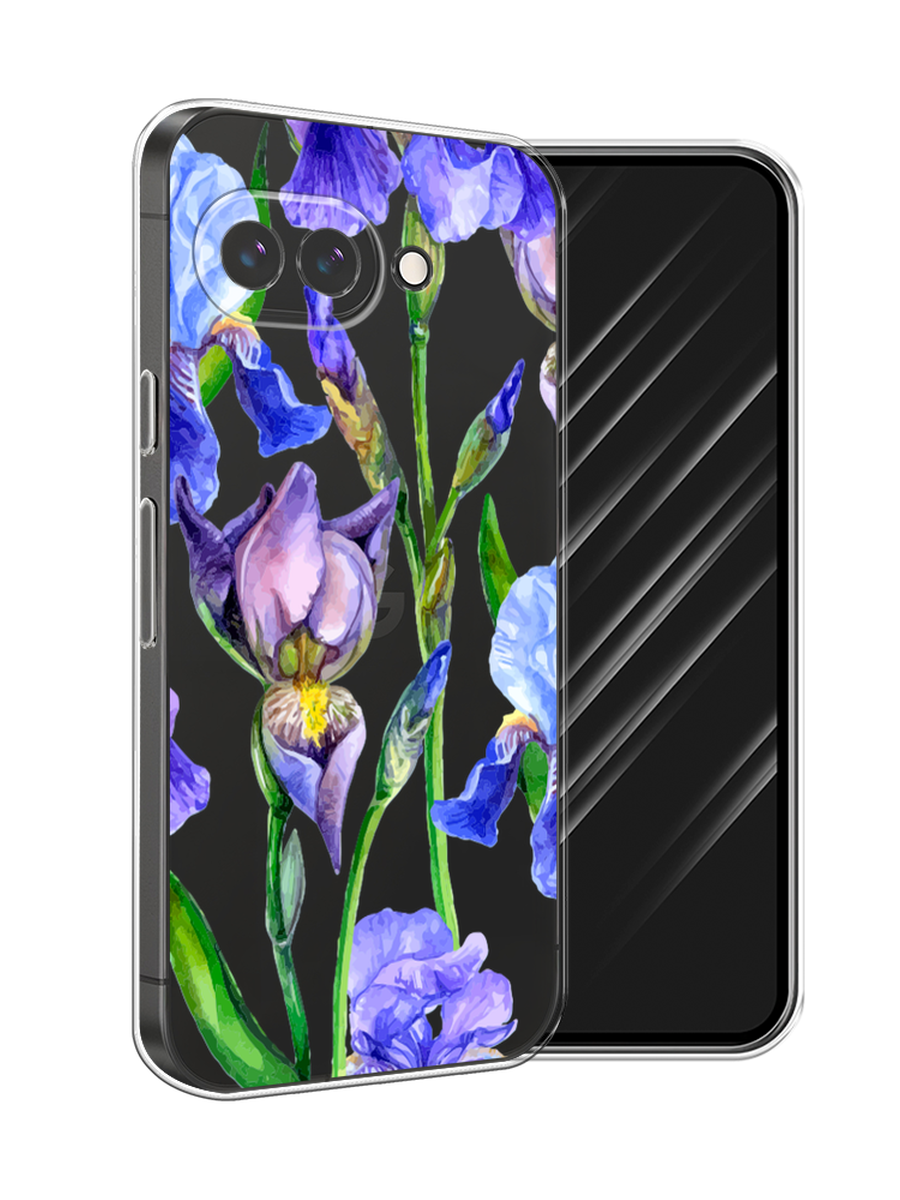 

Чехол Awog на Google Pixel 9a "Синие ирисы", Фиолетовый;голубой;зеленый, 272250-1