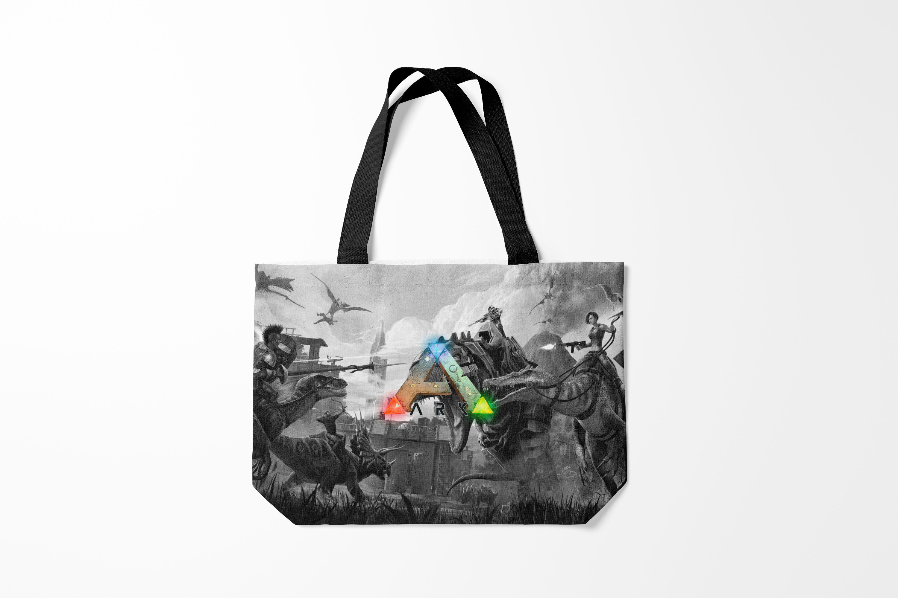

Сумка шoппер унисекс Burnettie Ark Survival Evolved, серый, Ark Survival Evolved