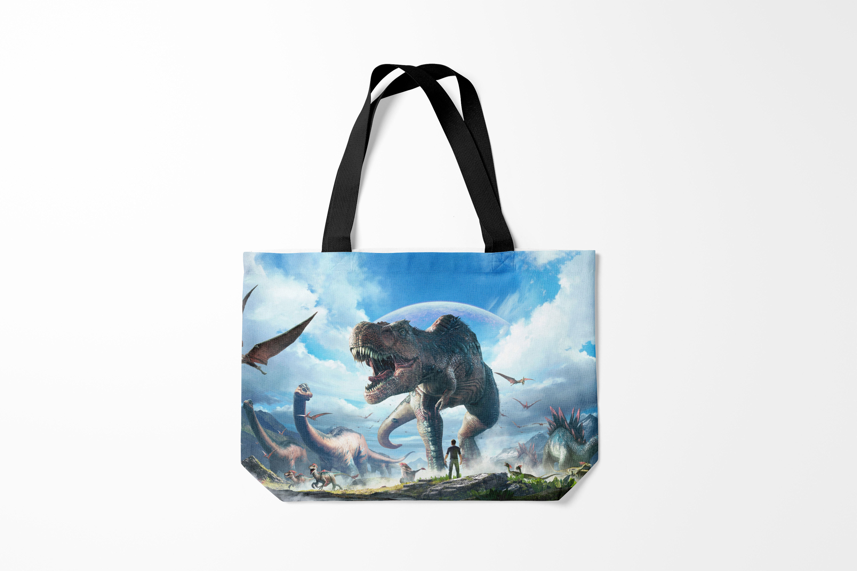 

Сумка шoппер унисекс Burnettie Ark Survival Evolved, голубой, Ark Survival Evolved