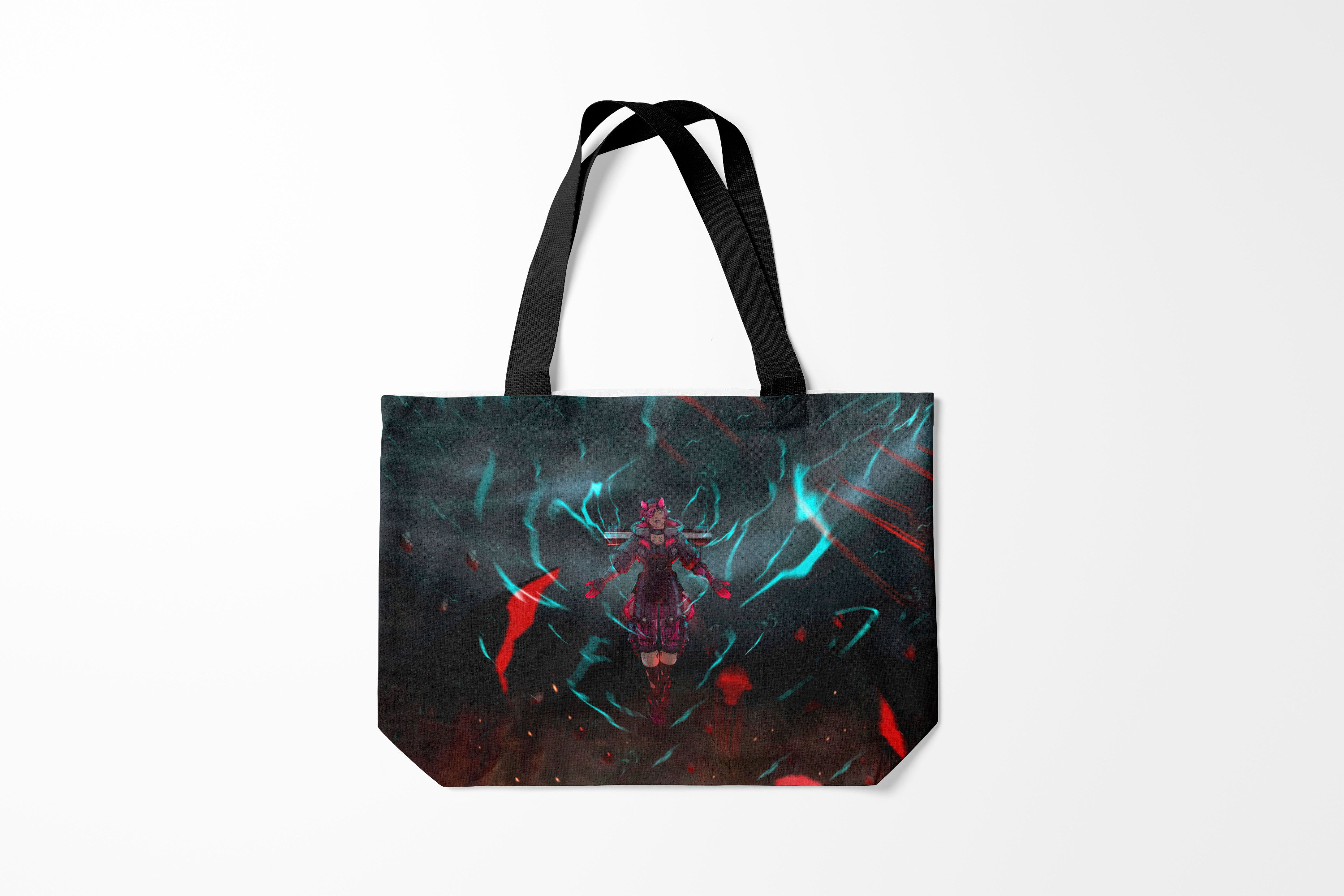 

Сумка шoппер унисекс Burnettie Apex Legends The Eye of Storm, черный, Apex Legends The Eye of Storm