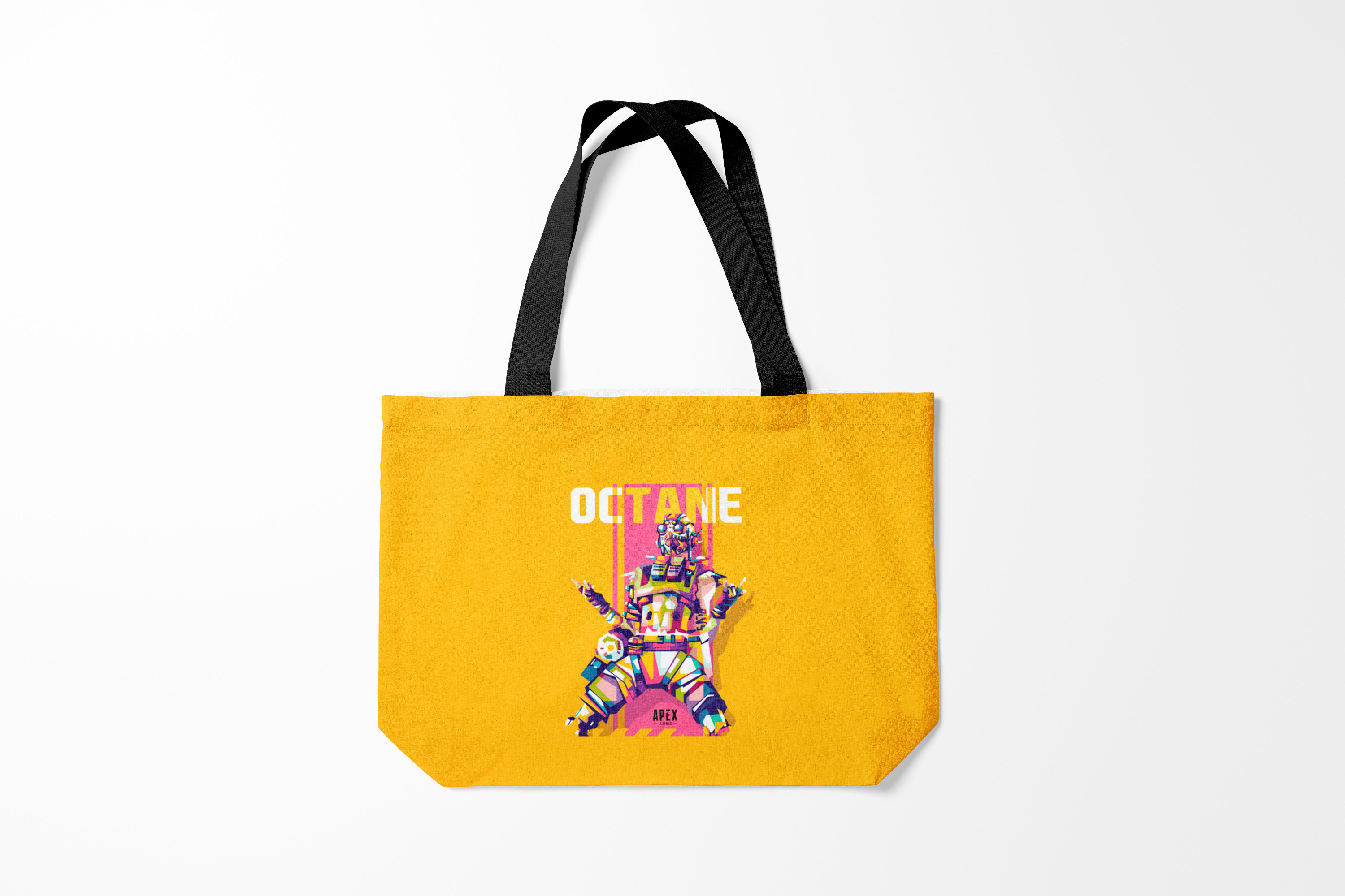 

Сумка шoппер унисекс Burnettie Apex Legends Octane, желтый, Apex Legends Octane