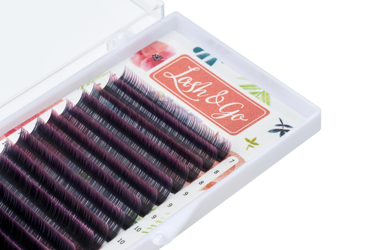 

Ресницы на ленте Lash&Go Омбре розовый мини C, 0,07, 7-12 mm 6 линий, LL624339