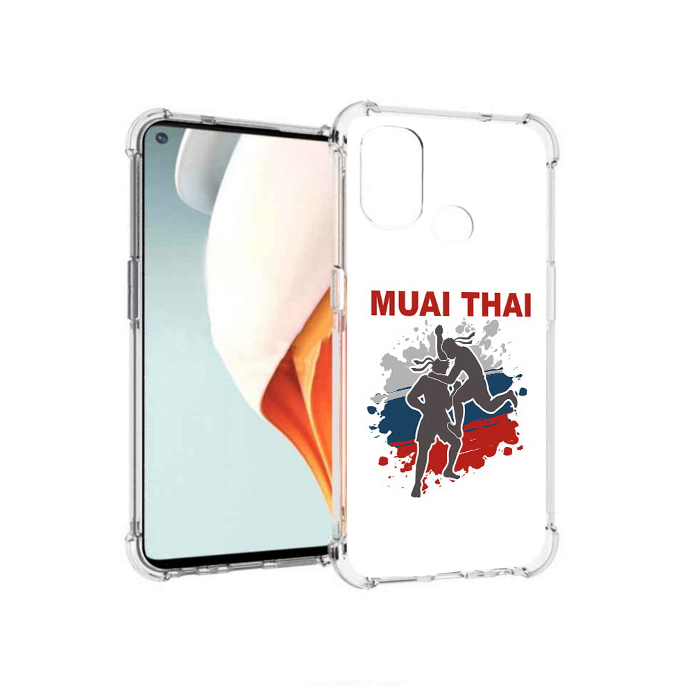 

Чехол MyPads Tocco для OnePlus Nord N100 Муайтай (PT227045.141.123), Прозрачный, Tocco