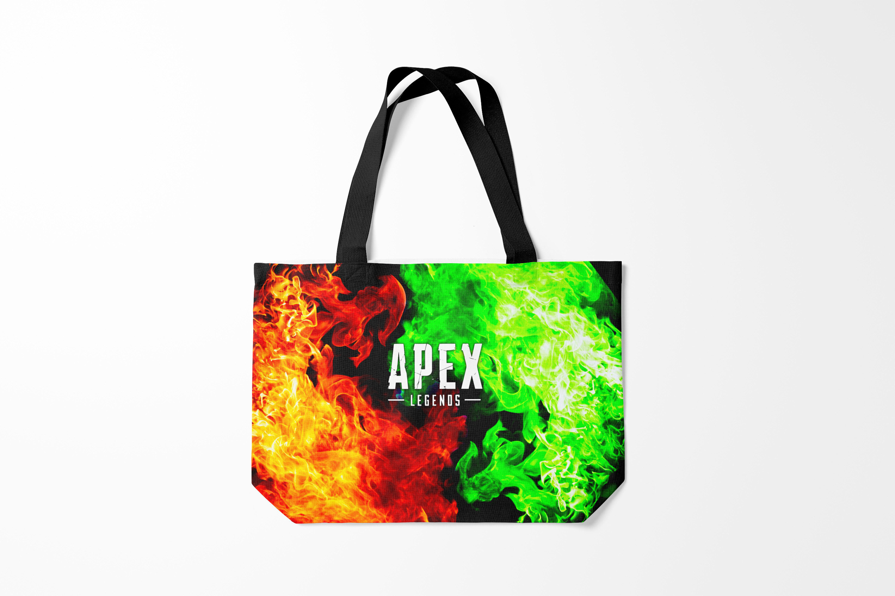 

Сумка шoппер унисекс Burnettie Apex Legends, зеленый; оранжевый, Apex Legends