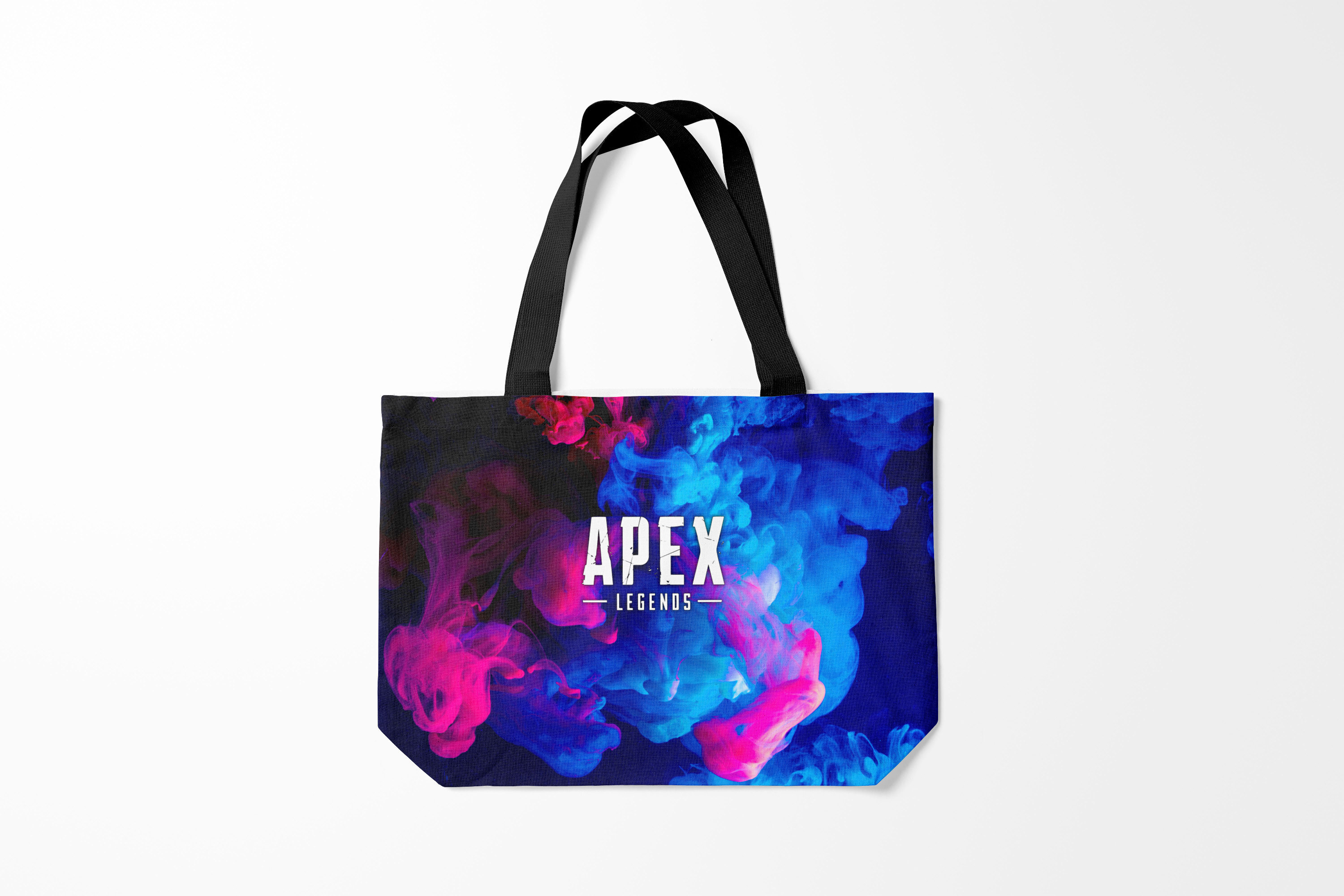 

Сумка шoппер унисекс Burnettie Apex Legends, голубой; синий, Apex Legends