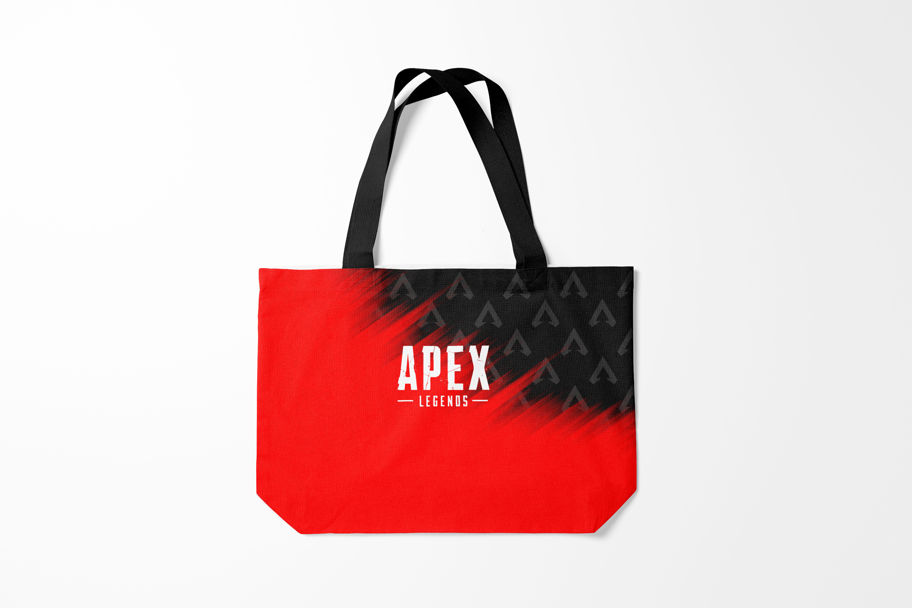 

Сумка шoппер унисекс Burnettie Apex Legends, красный; черный, Apex Legends