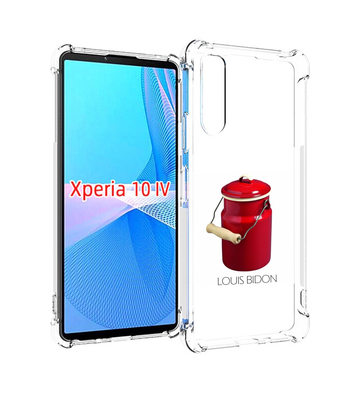 

Чехол MyPads Louis-bidon для Sony Xperia 10 IV (10-4), Прозрачный, Tocco